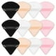thumbnail image 2 of Esponjas triangulares de terciopelo para maquillaje, esponja para contorno de ojos, sello de sombra, base cosmética, herramienta de maquillaje, 2/12 unidades, 2 of 4