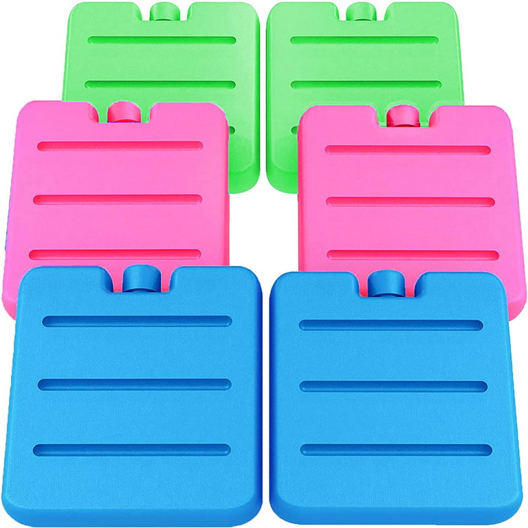 Kona BBQ Kids Lunch Box Small Ice Packs - Reusable, Mini Thin Freezer Packs  (Pack of 6) 