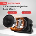 thumbnail image 2 of Pyle Home Sistema de altavoces doble impermeable para exteriores - Par de altavoces resistentes a la intemperie de 6,5 pulgadas montados en pared/techo - Soporte universal resistente - Uso en el patio, 2 of 5