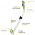 thumbnail image 2 of Cressi Supernova Sec, Clair/vert Lime, 2 of 2