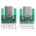 thumbnail image 5 of Xiwai Connector DIY 24pin USB 3.1 Type C Male Female Plug Socket Connector SMT type with PC Board 1 set, 5 of 6