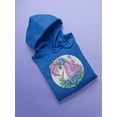 thumbnail image 3 of Unicorn  With Long Mane  Hoodie Women -Image by Shutterstock, Female Small, 3 of 4