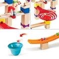 thumbnail image 2 of Hape Marble Run Tricks n' Twists DIY Wood Building Racetrack, 129 Pieces, 2 of 7