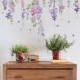 thumbnail image 4 of Bewildely Transforme fácilmente el espacio habitable con calcomanías de pared florales para sala de estar Pegatinas de pared de flores en flor Kits de decoración para fiestas, 4 of 5