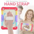 thumbnail image 2 of TECH CIRCLE Bumper Case for iPad 9th/8th/7th Generation 10.2" (2021/2020/2019), Shockproof Protective Cute Case with Screen Protector & Pencil Holder & Hand Strap & Kickstand & Shoulder Strap, Red, 2 of 8