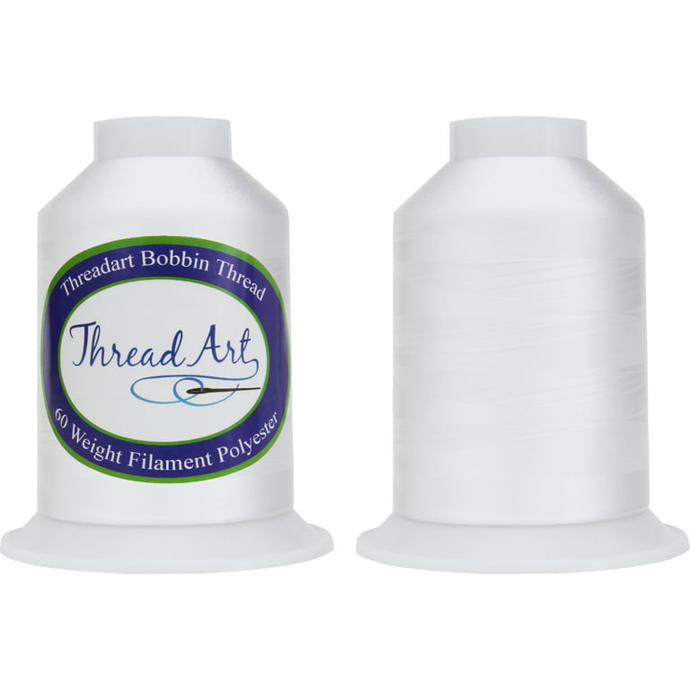 Threadart Polyester Serger Thread - 2750 yds 40/2 - Grey - 56 Colors  Available - 4 Cone Bundle Pack