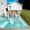 Blue, variant on Findosom 5'x7' Outdoor Rug,Reversible Waterproof Plastic Straw Patio Rugs,Stain Resistant Outdoor RV Mat Carpet for Picnic,Backyard,Deck,Balcony,Porch,Pool,Camper,Front,Yard,Blue