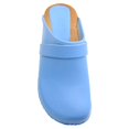 thumbnail image 6 of BJORK Maja Open Back Wood Leather Clogs (Light Blue - EU36), 6 of 9