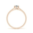 thumbnail image 2 of ANGARA Natural Diamond Solitaire Engagement Ring in 14K Rose Gold for Women (Size-4.4mm| Color-K| Clarity-I3) | April Birthstone, Anniversary, Jewelry Gift for Women | Natural Diamond Ring, 2 of 9