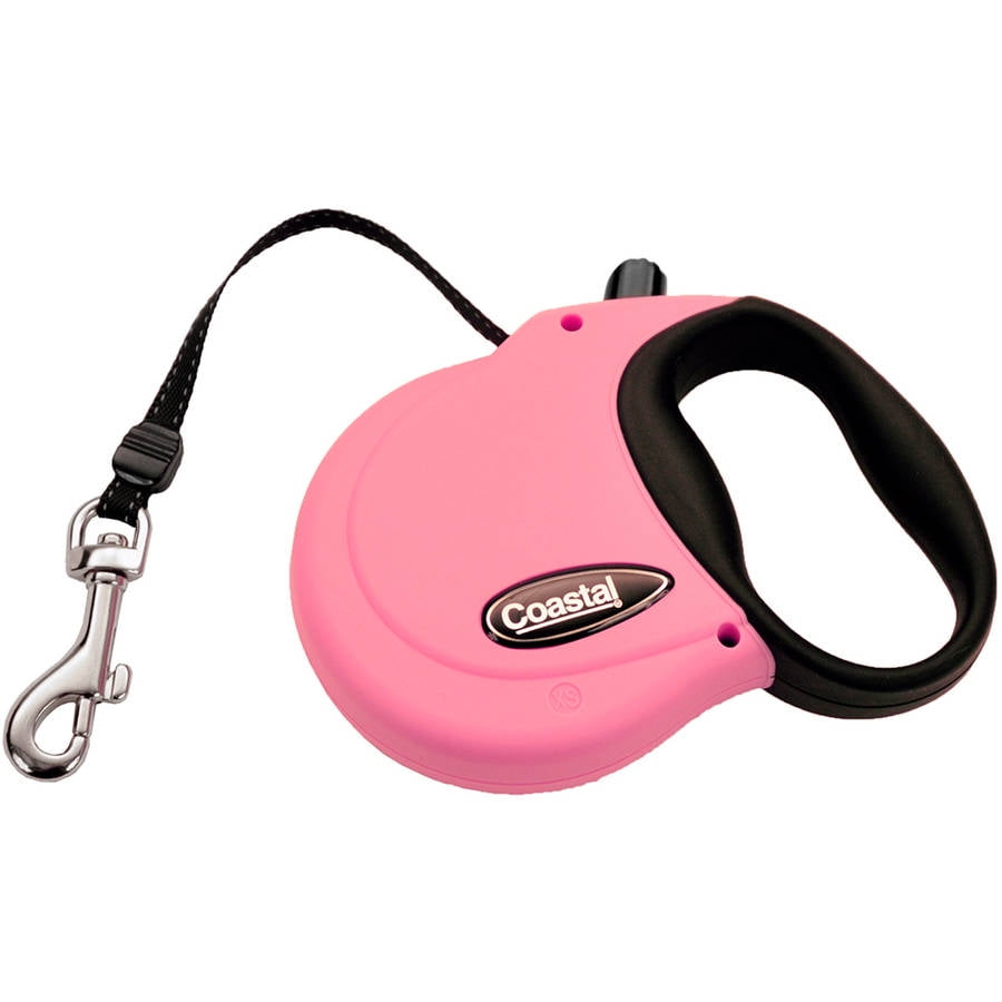 Power Walker 16' Retractable Dog Leash MediumPink