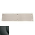 thumbnail image 4 of Baldwin 2121 3 Inch x 12 Inch Solid Brass Square Edge Push Plate, Satin Black, 4 of 7