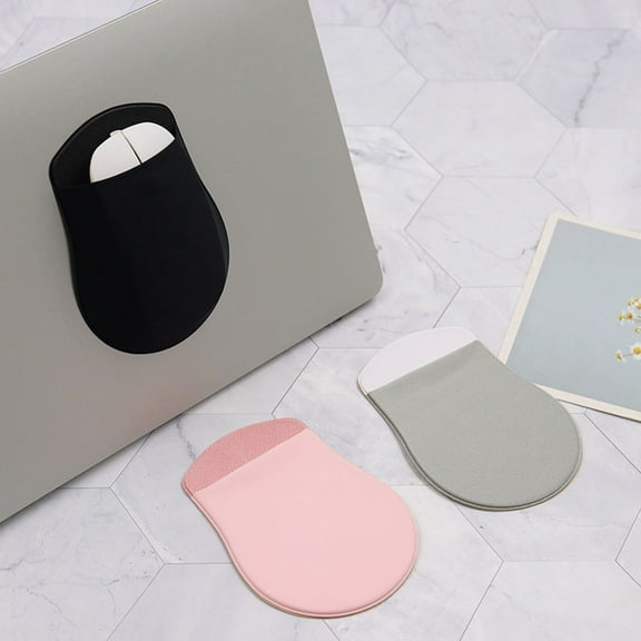 Kedshhgu Universal Stick-On Mouse Pouch, Mouse Sleeve for Laptop, Laptop Mouse Storage Bags for Computer Laptop