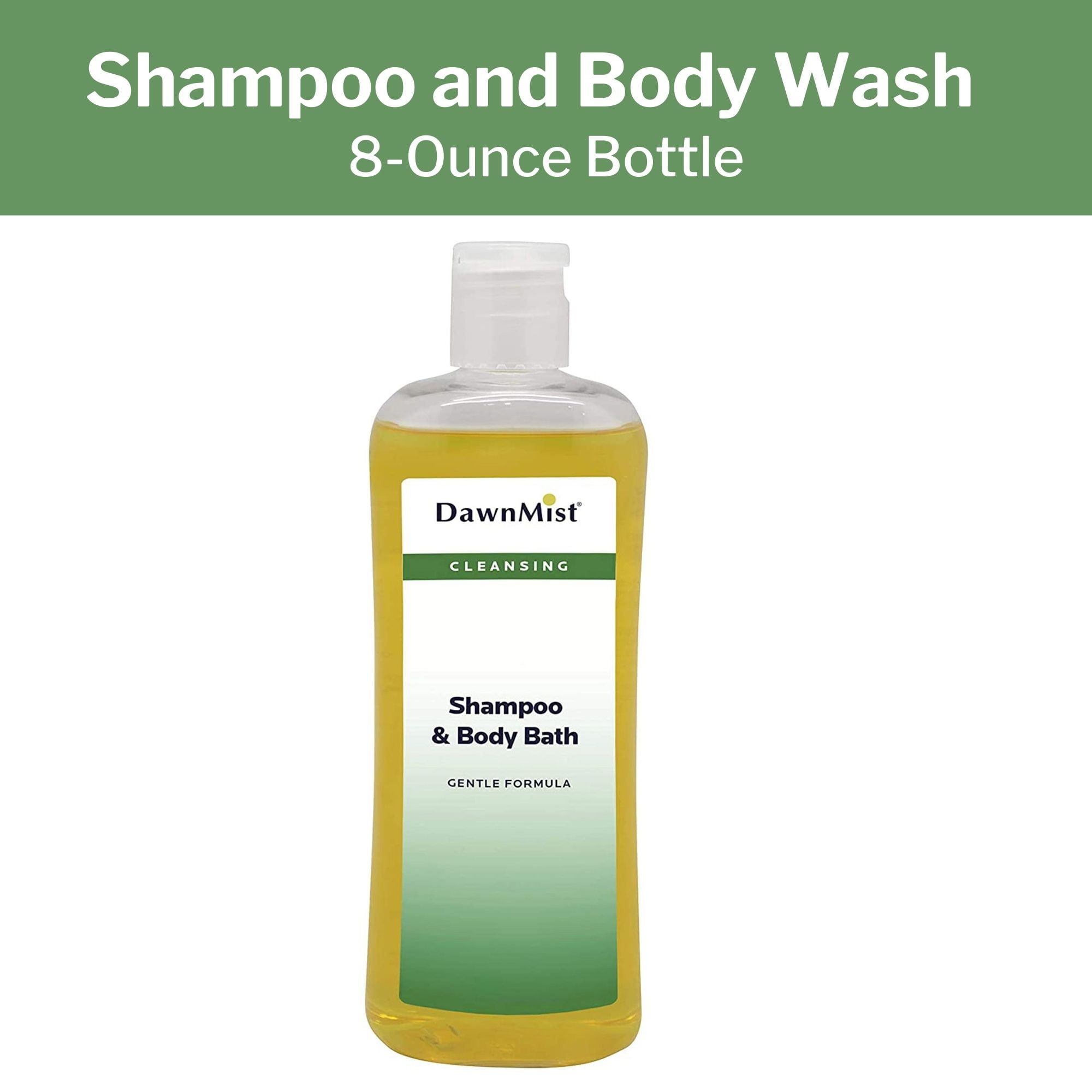Dawn Mist Shampoo and Body Bath Wash, Apricot Scent, pH Balanced, 48 Ct