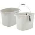 thumbnail image 1 of Superio Mop Bucket for Cleaning, Grey, 16 Liter (2 Pack), 1 of 5