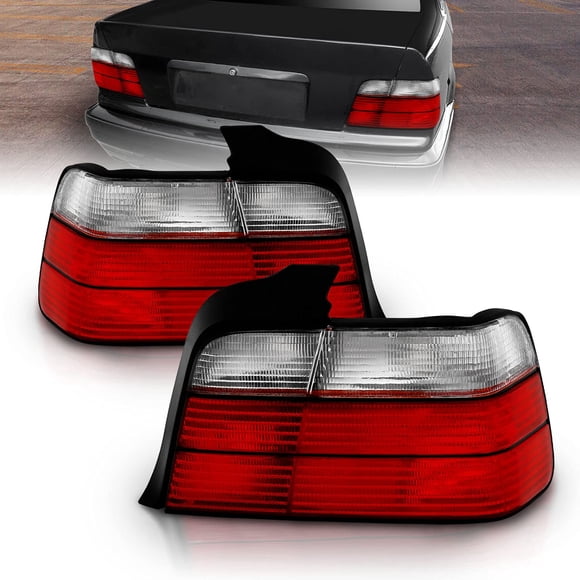 Luces Traseras AmeriLite BMW Serie 3 E36 Sedán 4 Puertas Rojo/Transparente