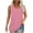 Tank Tops for Women under $5-Pink, variant on Brilliant Tank Tops for Women Plus Size Women's New Solid Color Round Neck Camisole Sleeveless Tank Tops Red L