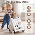 thumbnail image 3 of Jolie Vallee Wooden Baby Walker,Push Walker with Activity Center,Push Wlakers for Babies 12 M+,Adjustable Speed and Height Walkers for Boys/Girls, 3 of 10