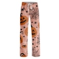 thumbnail image 4 of Satingcolo Womens Halloween Pajamas Pants Ladies Pumpkins Ghost Pajama Cute Soft Long Bottoms Women Pjs Pj Jammies, 4 of 5