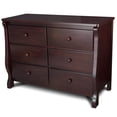 thumbnail image 5 of Delta Children Universal 6 Drawer Dresser, Greenguard Gold Certified, Espresso Cherry, 5 of 6
