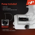 thumbnail image 6 of A-Premium Windshield Washer Reservoir Tank Assembly Compatible with Jeep JL Series Wrangler 2018-2024, JT Series Gladiator 2020-2023 - with Washer Pump & Cap & Fluid Level Sensor, 6 of 6