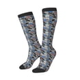 thumbnail image 2 of Fotbe Video Game print Women's Men's Novelty Crew Socks Cotton Socks Knee High Socks for Walking,Running,Nurses,Pregnancy, 2 of 9