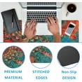 thumbnail image 3 of Vintage Art Mandala Large Gaming Mouse Pad,Waterproof Desk Mat for Desktop,Non-Slip Rubber Base Mousepad with Stitched Edges for Laptop Office and Home 35.4X15.7 Inch, 3 of 6