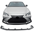 thumbnail image 2 of Ikon Motorsports Front Bumper Lip Compatible with 2019-2025 Lexus ES250 ES350 ES300h IKON Style Front Lower Spoiler Air Dam Chin Splitter Unpainted PP, 2 of 7