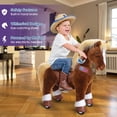 thumbnail image 2 of Peluche Ride on Pony PonyCycle Advanced, modelo Y, marrón, talla 3, 2 of 7