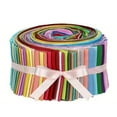 thumbnail image 4 of Tnarru 40 Pieces Jelly Rolls Fabric Craft Quilting Cotton Craft for Scrapbooking Sewing, 4 of 8