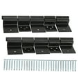 RV Entry Door Friction Hinge Kit Alloy Steel Black for 5th Wheel Travel