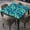 Leaf, variant on Sea Turtle Ocean Animal Square Fitted Tablecloth with Elastic Edge Fit Square Table, Waterproof Washable Table Cover for Dining Kitchen Party Indoor Outdoor Patio, Fitted for 34"x34" Table, Sea Type4
