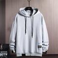 thumbnail image 3 of kpoplk Mens Hoodies Pullover Graphic, Men'S Hoodies Novelty Color Block Pullover Outdoors Casual Sweatshirt with Pocket(GY1,L), 3 of 3