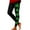 Black, variant on St. Patrick's Day Leggings for Women Trendy Shamrock Print High Waisted Stretch Legging Plus Size Workout Yoga Pants