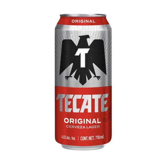 Cerveza clara Tecate 710 ml