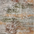 thumbnail image 7 of HomeRoots 621981 10 x 14 ft. Terra Cotta Gray & Ivory Abstract Washable Transitional Indoor & Outdoor Rectangle Area Rug, 7 of 7