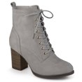 thumbnail image 4 of Journee Collection  Women's 'Baylor' Stacked Heel Lace-up Booties, 4 of 5