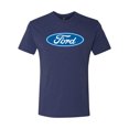 thumbnail image 2 of Wild Bobby, Ford Motors Blue Logo, Cars and Trucks, Men Premium Tri Blend Tee, Vintage Navy, XX-Large, 2 of 4