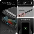 thumbnail image 4 of TUDIA MergeGrip Google Pixel 9 Pro XL Case Drop Tested Heavy Duty - Matte Black, 4 of 7