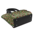 thumbnail image 5 of Zufioo Christmas Hat sock Print Leather Rivet Shoulder Bag, Microfiber PU Leather Adjustable Shoulder Strap Handbag, Ideal Gift for Women-One Size, 5 of 6
