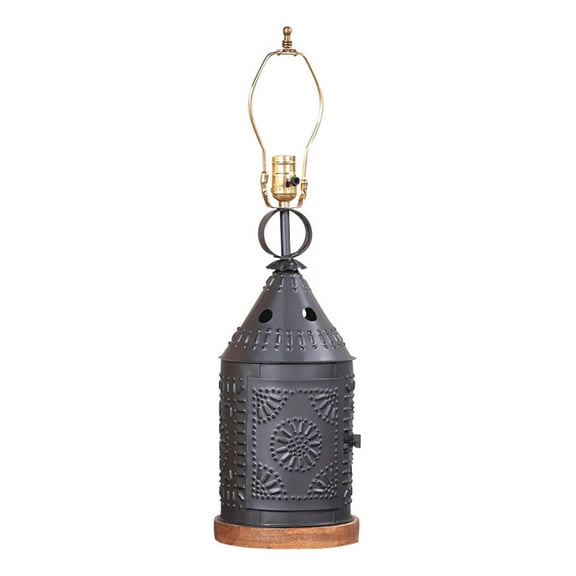 Irvins Country Tinware Tinner's Revere Lamp Base