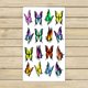 thumbnail image 1 of Toallas de Mariposas de colores ABPHQTO Playa Baño Piscina Sprot Travel 40x70 cm, 1 of 1