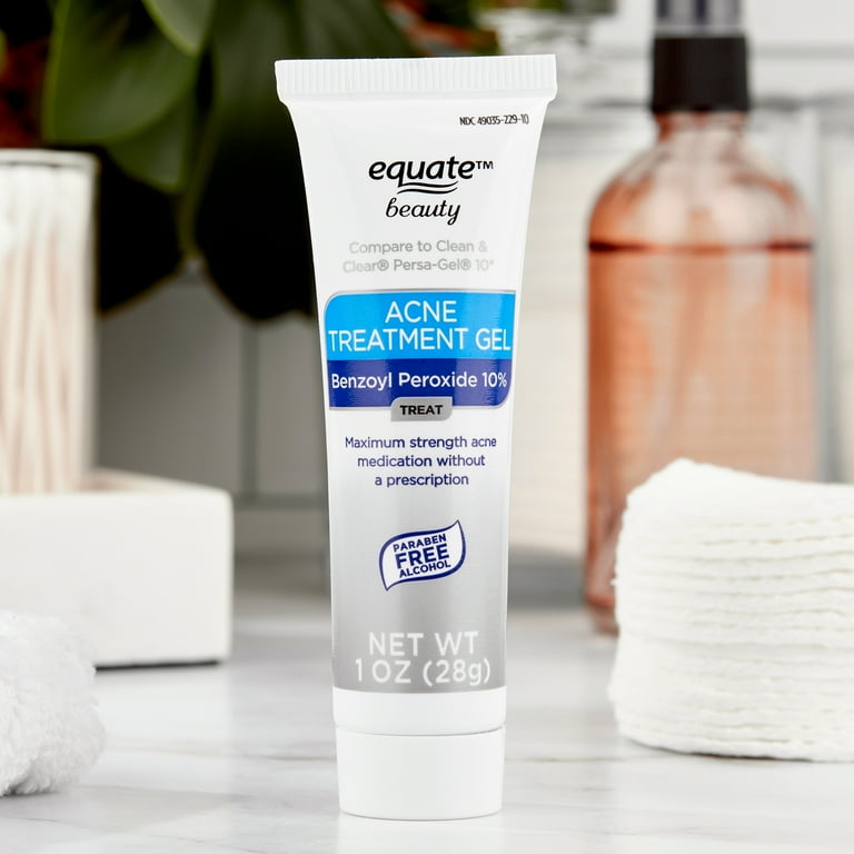 Equate Beauty 10% Benzoyl Peroxide Acne Treatment Gel, 1 oz