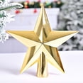 thumbnail image 5 of Christmas Tree Topper, CXALSSY Christmas Tree Star, 7.9 Inch Gold Tree Topper for Indoor Outdoor Decoration, Unique Luxury Christmas Tree Toppers 2024, 5 of 7