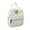 White, variant on Joernso Women Quilted Backpack Purse Waterproof Travel Daypack Convertible Sling Bag Crossbody Purse for Commuting Street Daily Errands