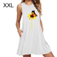 thumbnail image 1 of Vestido corto sin mangas Midi Vest Dress Mujer Print Summer Outfits, White, XXL tholdsy AP002125-05, 1 of 5