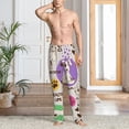 thumbnail image 6 of Lsque Dog Doing Yoga Print Men's Pajama Pants, Lounge Pant - Comfortable Home Wear,Elastic Waistband, Stylish Design-Medium, 6 of 9