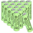 thumbnail image 1 of Batería recargable Yibatopow AA 300 mAh 1,2 V (paquete de 16), 1 of 9