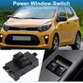 thumbnail image 2 of Interruptor de ventana eléctrica Unique Bargains No. 935701Y000 para el lado del conductor delantero izquierdo del Kia Picanto 2011-2016 en negro, 2 of 7