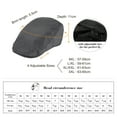 thumbnail image 7 of TOP-EX XL/3XL Mens Waterproof Flat Cap Winter Duckbill Newsboy Driving Hat Grey M/L, 7 of 7