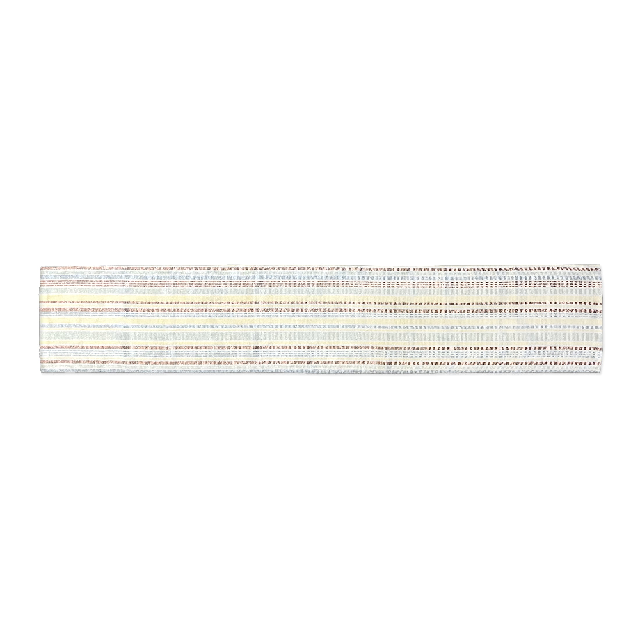 Mainstays Printed Lemons and Blue White Stripe Reversible Table Runner, 14" x 72"
